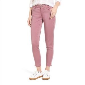 Wit & Wisdom stretch twill pants mauve pink